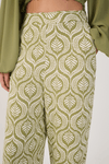 Calça Crepe Estampa Jardim