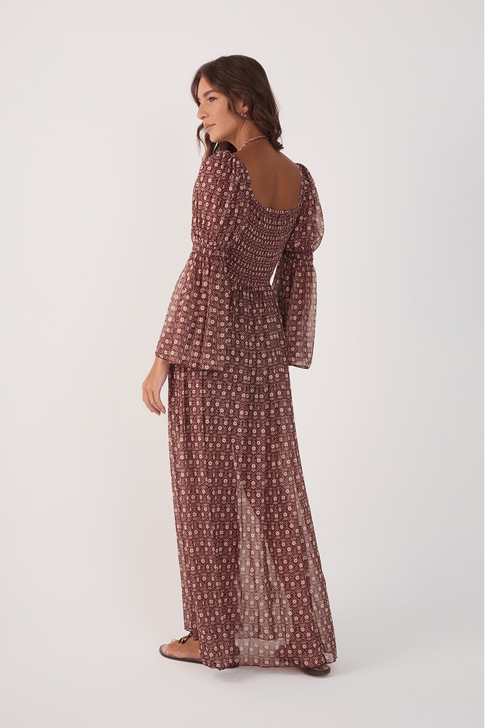 Vestido Bata Estampa Essência