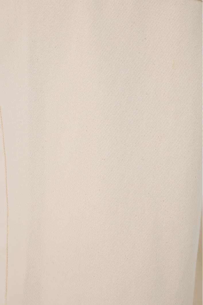 Calça Sarja Pesponto Botões