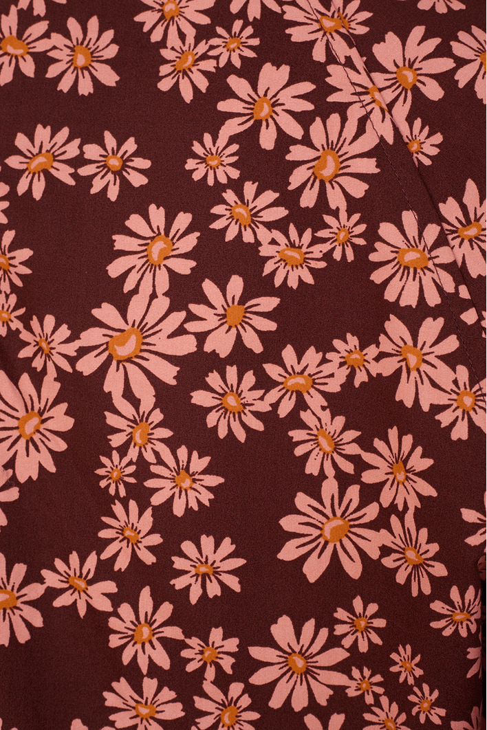 Casaco Estampa Margaridas Rosa