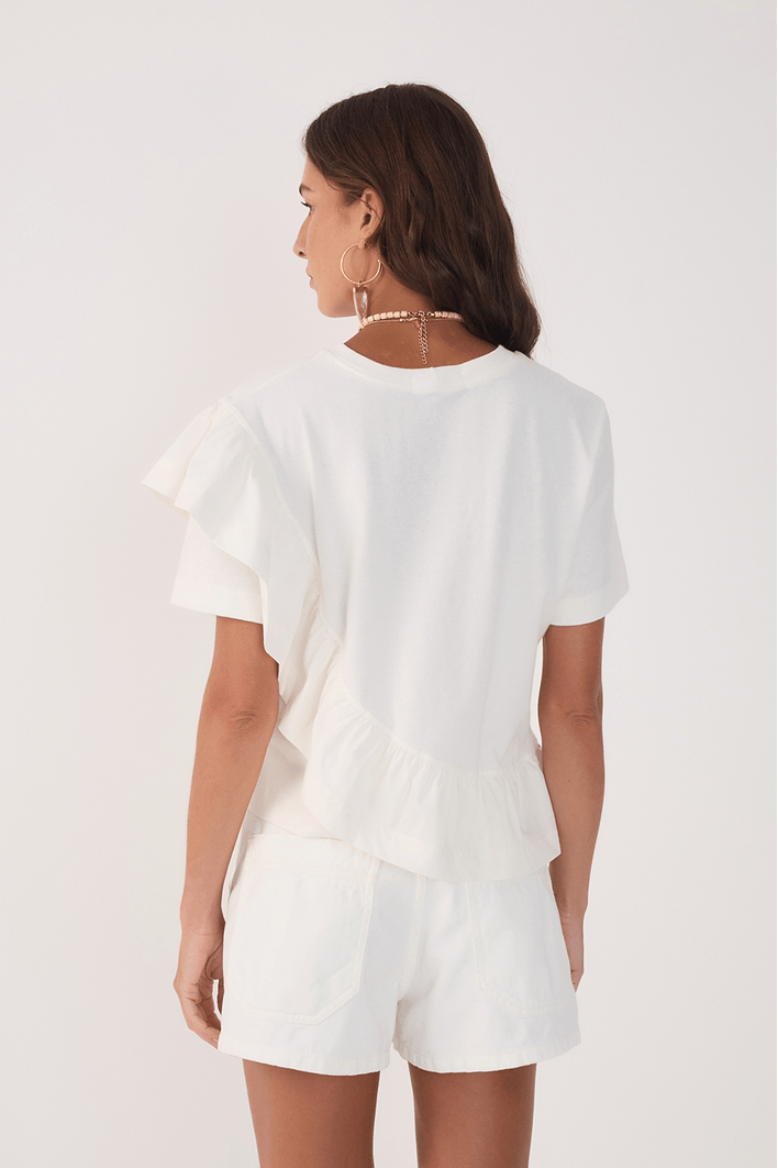 Blusa Babado Tecido