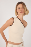 Blusa Tricot Ombro Só