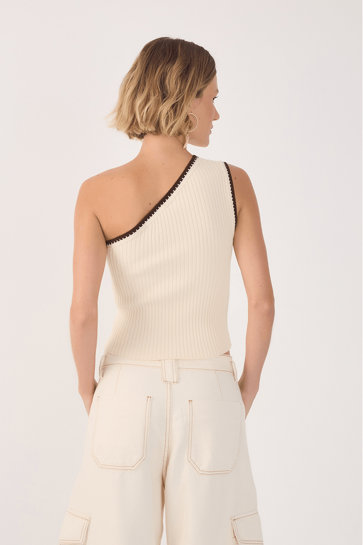 Blusa Tricot Ombro Só