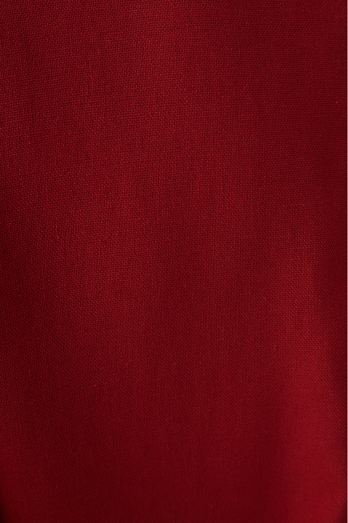 Vestido Curto Linho Mangão