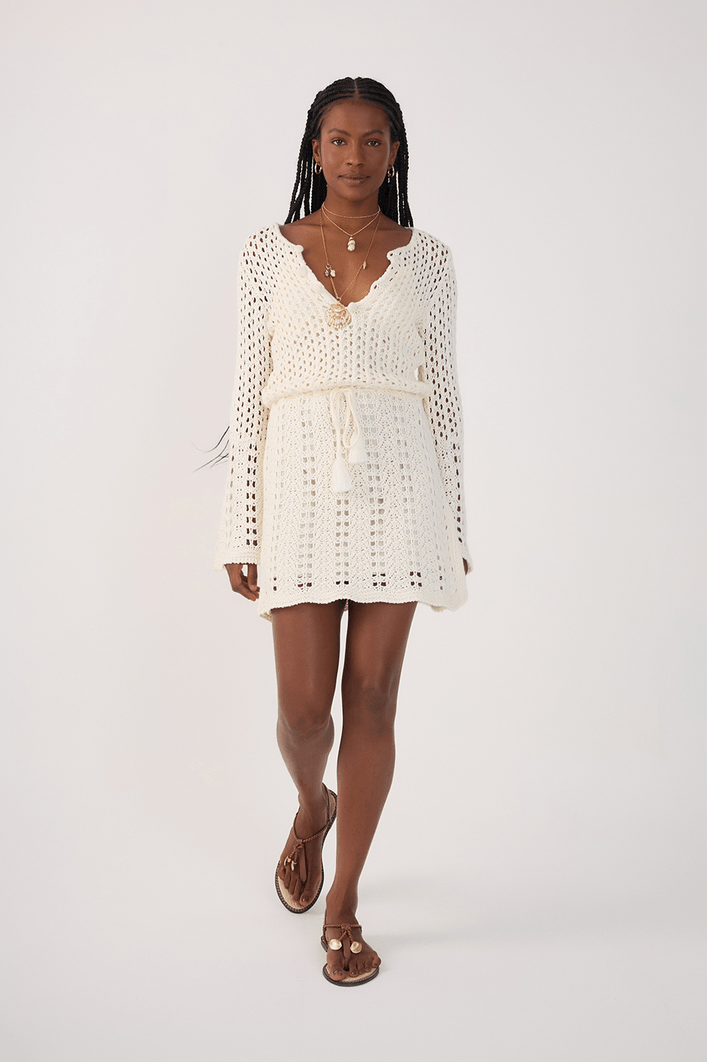 Vestido Tricot Vintage Botões