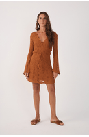 Vestido Tricot Vintage Botões
