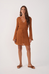 Vestido Tricot Vintage Botões
