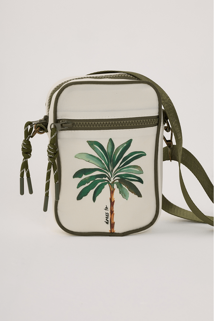 Bolsa Transversal Estampa Tropicana
