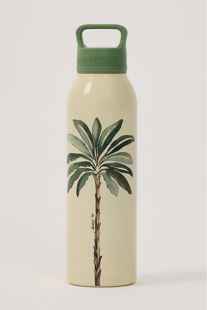 Garrafa Térmica 750ml Estampa Tropicana