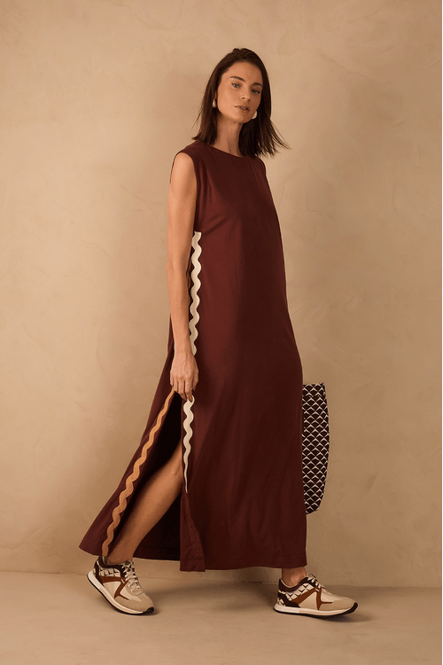 Vestido Cadarço Ondinha