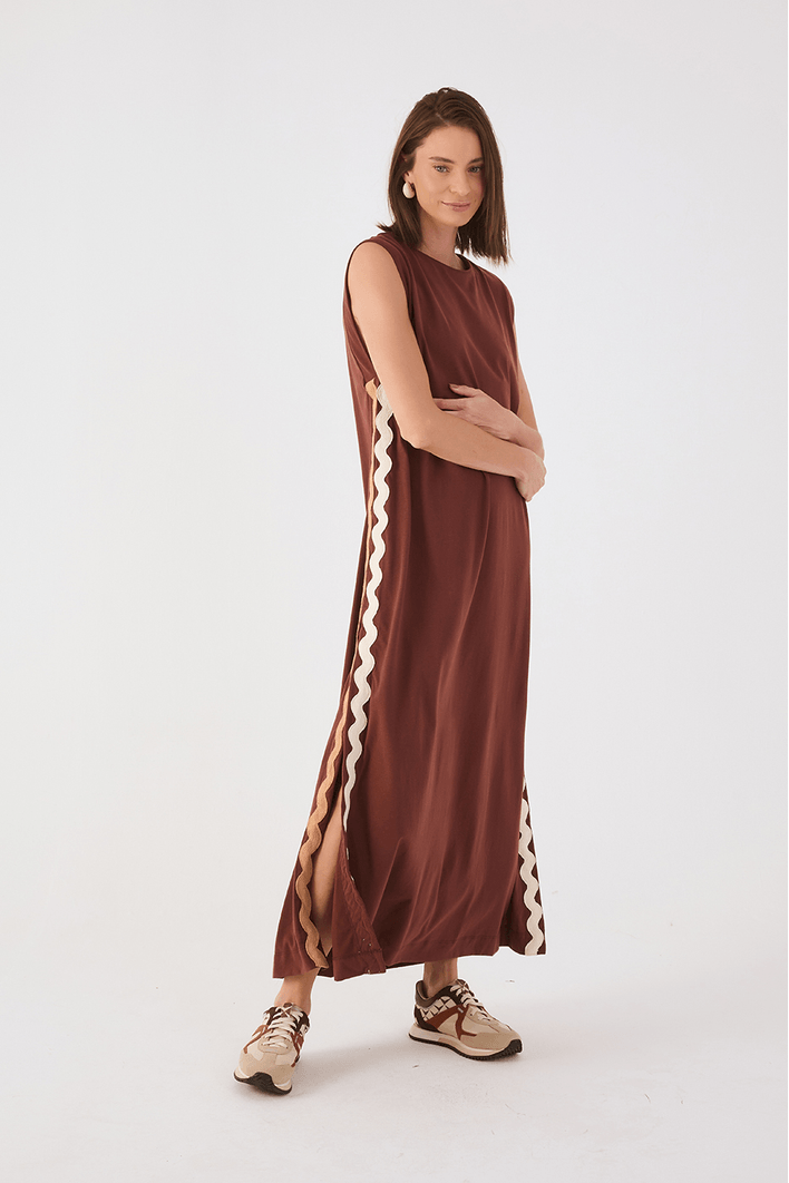 Vestido Cadarço Ondinha
