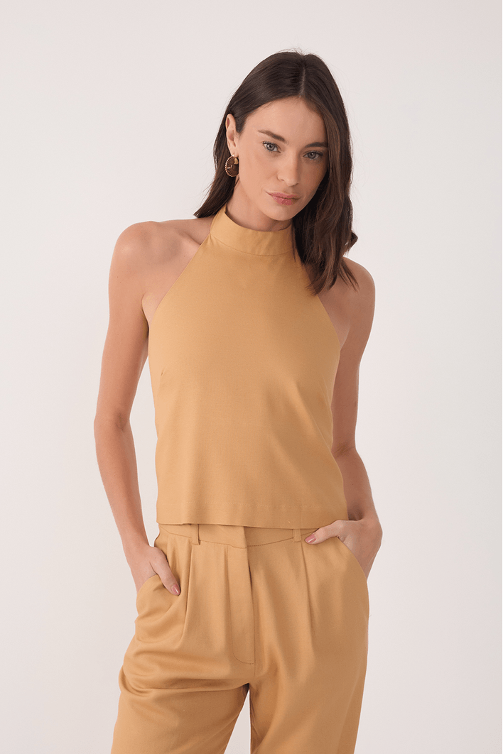 Blusa Linho Frente Única