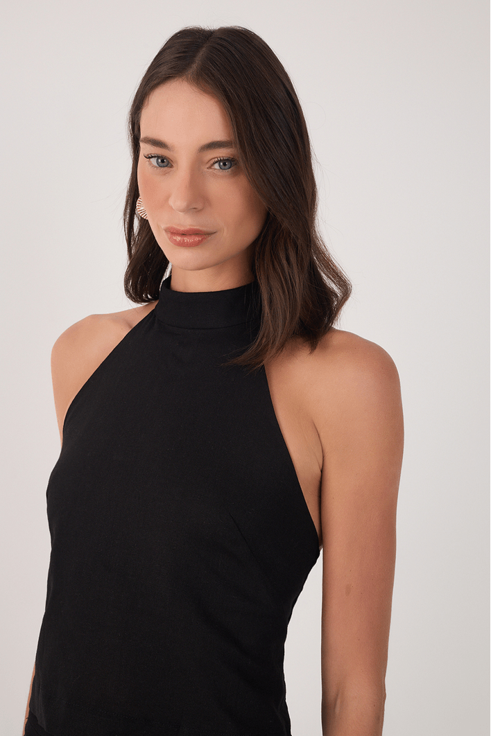 Blusa Linho Frente Única