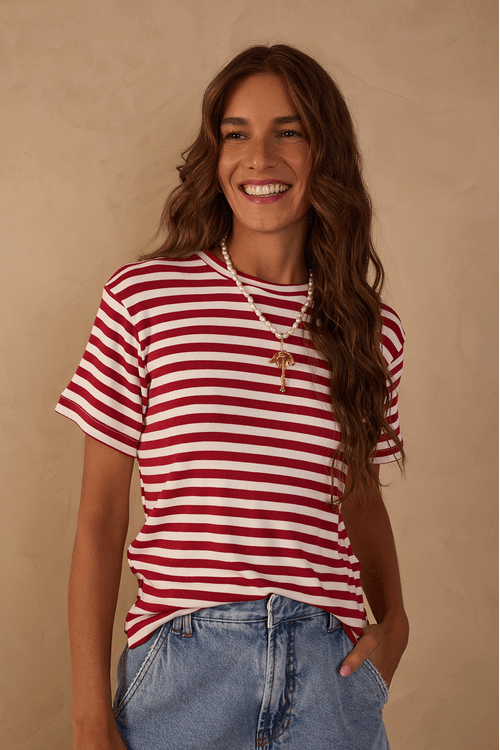 T-shirt Estampa Listra Entardecer