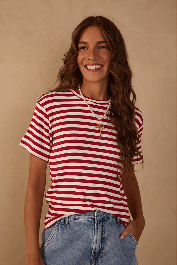 T-shirt Estampa Listra Entardecer