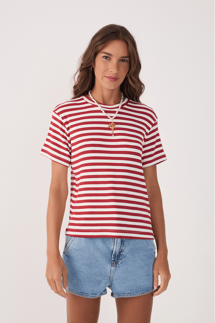 T-shirt Estampa Listra Entardecer