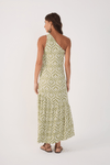 Vestido Cropped Crepe Estampa Jardim