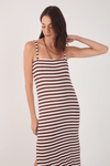 Vestido Estampa Listra Cedro