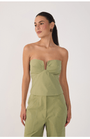 Blusa Algodão Decote Frente