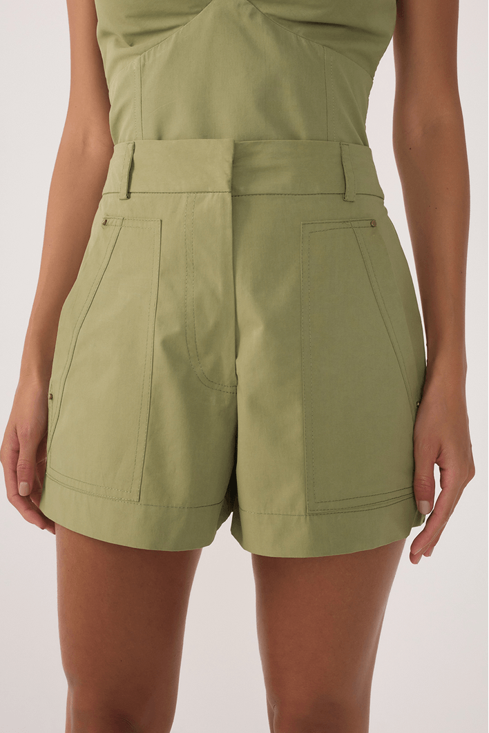 Short Algodão Bolso Utilitário