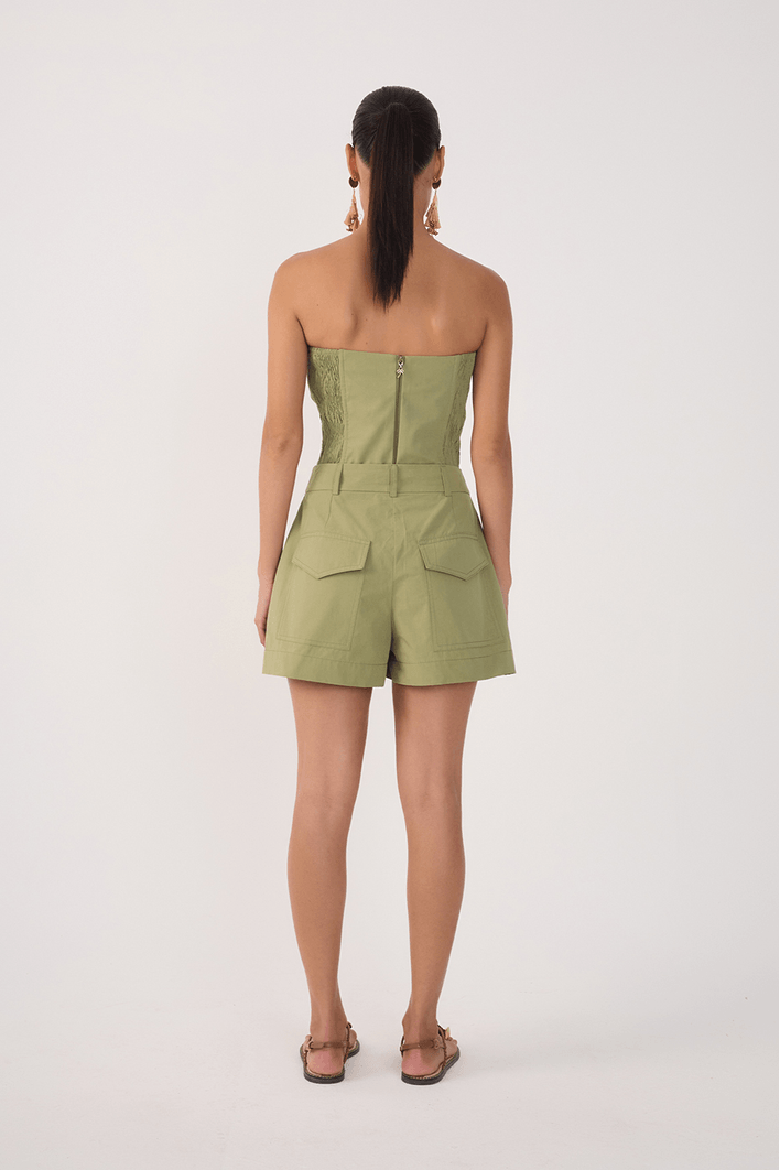 Short Algodão Bolso Utilitário