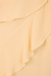 Vestido Curto Crepe Recorte Deslocado