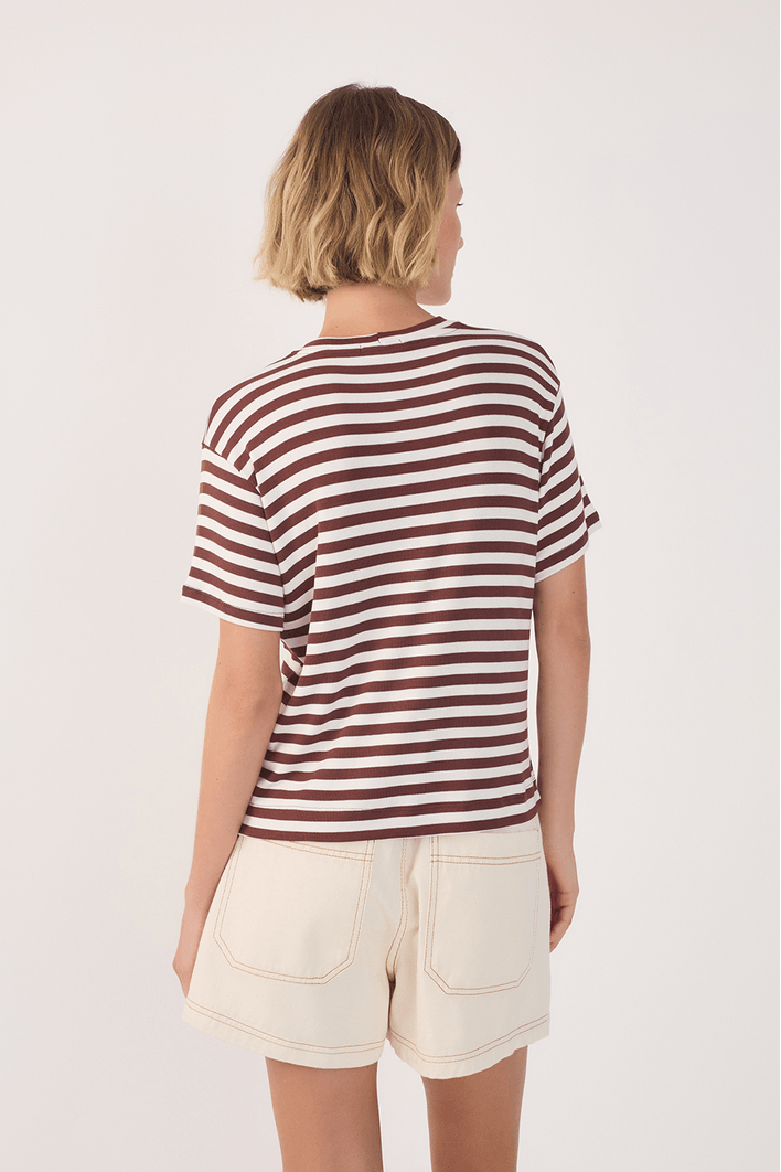 T-shirt Estampa Listra Cedro