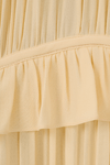 Vestido Longo Crepe Drapeado