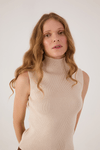 Blusa Tricot Gola Alta