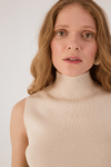 Blusa Tricot Gola Alta