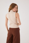 Blusa Tricot Gola Alta