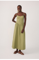 Vestido Cropped Algodão Estruturado