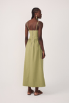 Vestido Cropped Algodão Estruturado