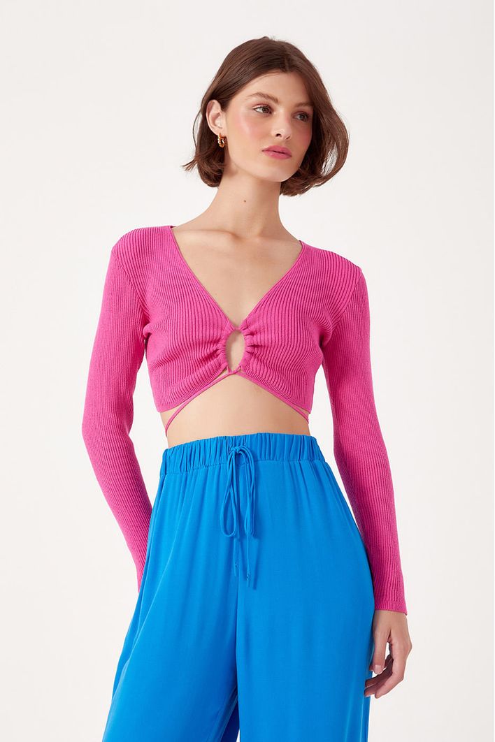 Blusa Franzida Tricot
