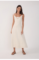 Vestido Sarja Pespontos