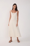 Vestido Sarja Pespontos