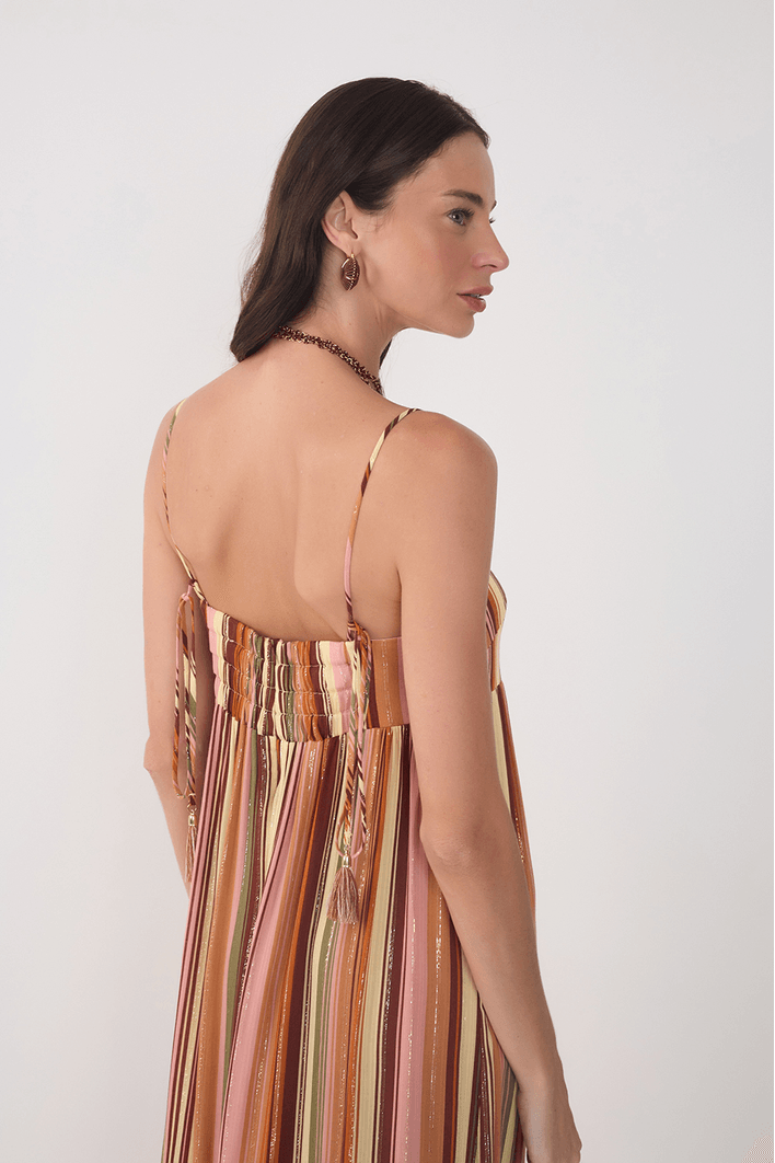 Macacão Lurex Estampa Bosque