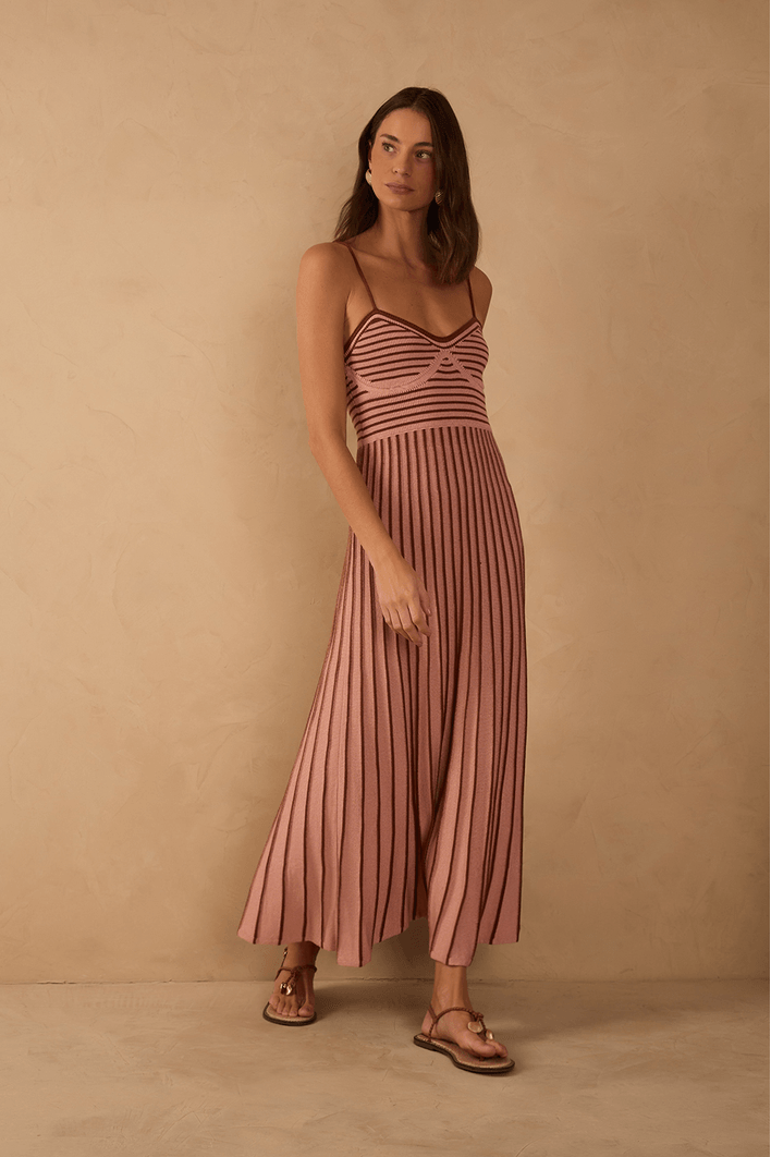 Vestido Tricot Listradinho