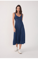 Vestido Jeans Bojo Recortes