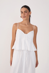 Blusa Algodão Peplum