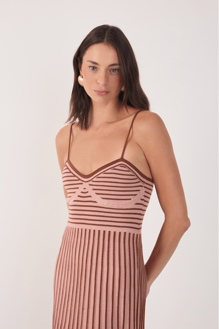 Vestido Tricot Listradinho