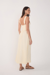 Vestido Cropped Linho Pala Larga