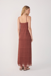 Vestido Tule Estampa Vichy