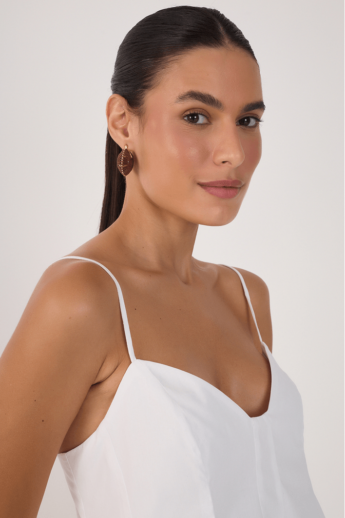 Blusa Algodão Peplum