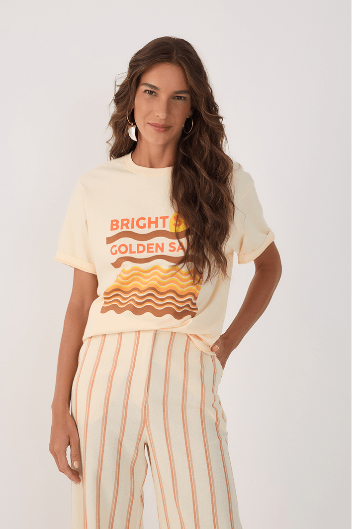 T-shirt Silk Bright Sun