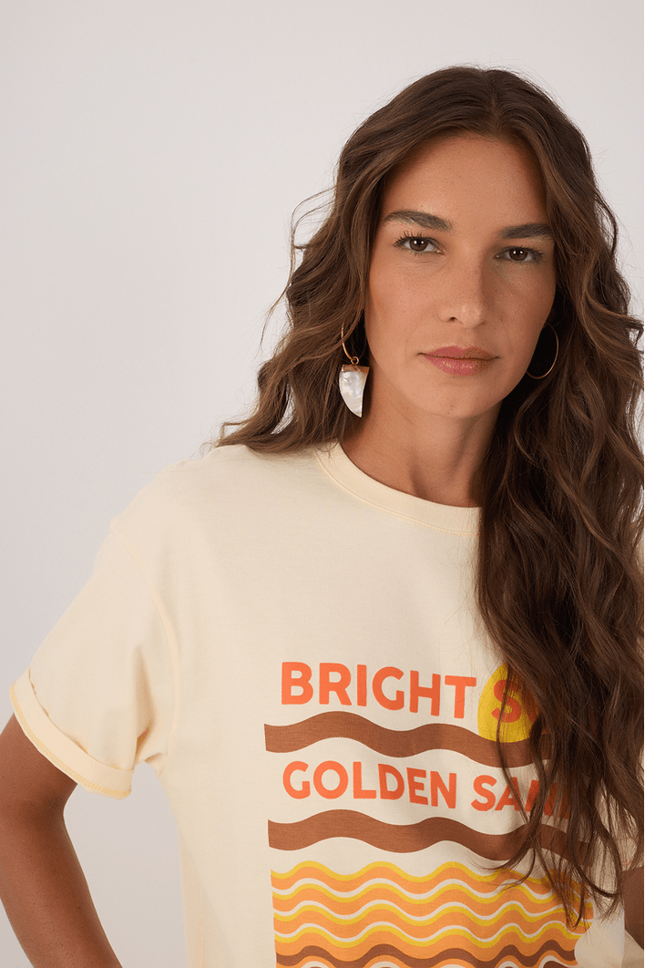 T-shirt Silk Bright Sun