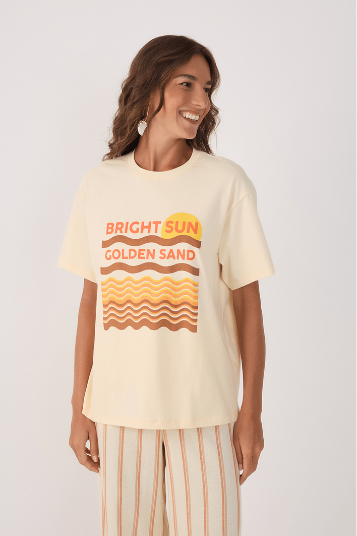 T-shirt Silk Bright Sun
