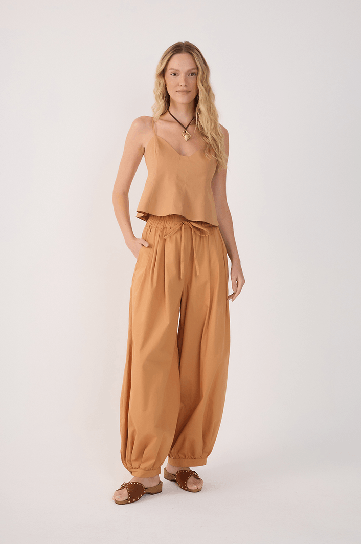 Calça Algodão Ampla