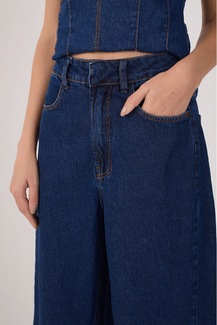 Calça Jeans Reta