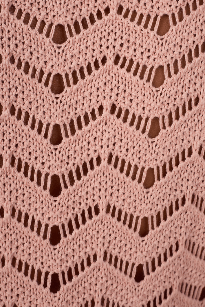 Blusa Crochet Decote Quadrado